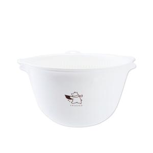 树可可小熊洗菜盆双层沥水篮水果厨房耐高温食品级PP大小号多功能