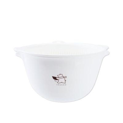 树可可小熊洗菜盆沥水篮双层