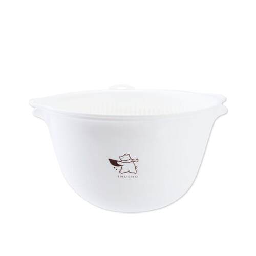 树可可小熊洗菜盆双层沥水篮水果厨房耐高温食品级PP大小号多功能