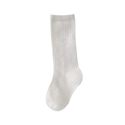 夏季纯色镂空儿童小腿袜