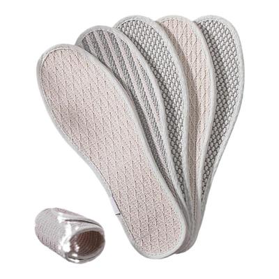 亚麻鞋垫男女透气吸汗防臭