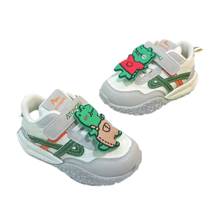 男童皮面阿甘鞋儿童德训鞋2026年新款中大童炸街痞帅鞋子爆款酷帅