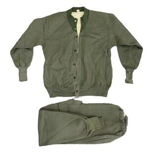 87式草绿绒衣套装老式绒衣裤女加厚加绒抓绒纯棉保暖棉衣开衫