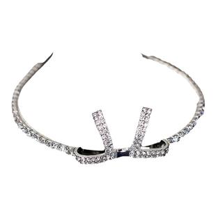 新娘头饰韩式仙美蝴蝶结发箍简约简装发卡耳环结婚纱礼服造型配饰