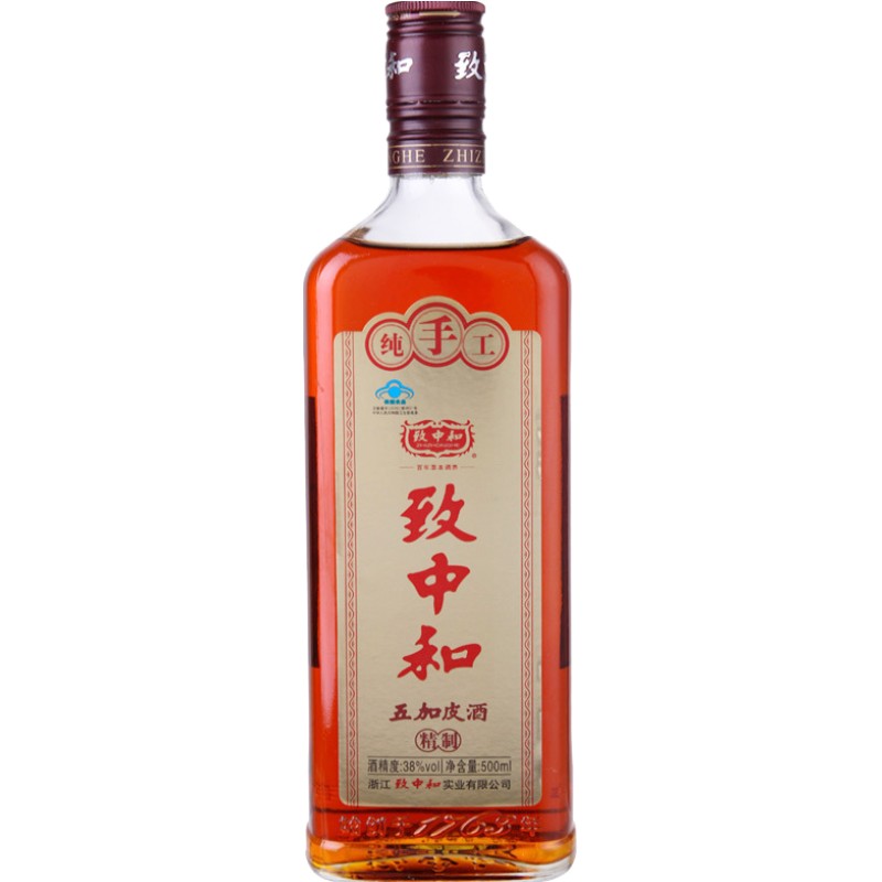 致中和牌五加皮酒 500ml/瓶手工精制