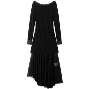 【商场同款】太平鸟莱赛尔绵羊毛混纺针织连衣裙女长袖A3FAF3263