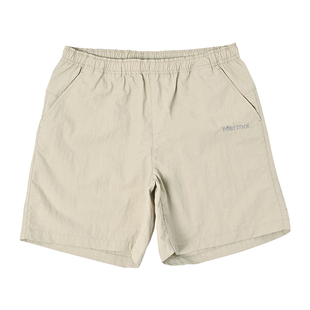 MARMOT 土拨鼠Systema女士耐磨户外运动休闲速干面料沙滩短裤裤子