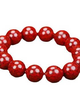 高含量天然晶体砂朱砂手串晶体砂