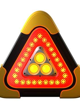 【安全用品】爆闪的三脚架警示牌