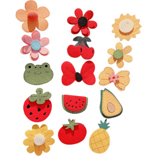 婴儿胎毛魔术贴头饰宝宝发卡不伤发碎发儿童刘海贴女童发夹发饰女