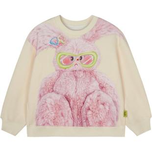 小明星太初毛怪同款|woobaby儿童卫衣男童女童25春秋宝宝亲子上衣