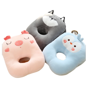 可爱卡通动物午睡枕可插手暖手抱枕女生冬天办公室午休枕暖手捂