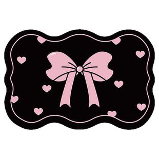 黑粉软硅藻泥浴室防滑地垫门口吸水家用卫生间厕所脚垫洗手间地毯