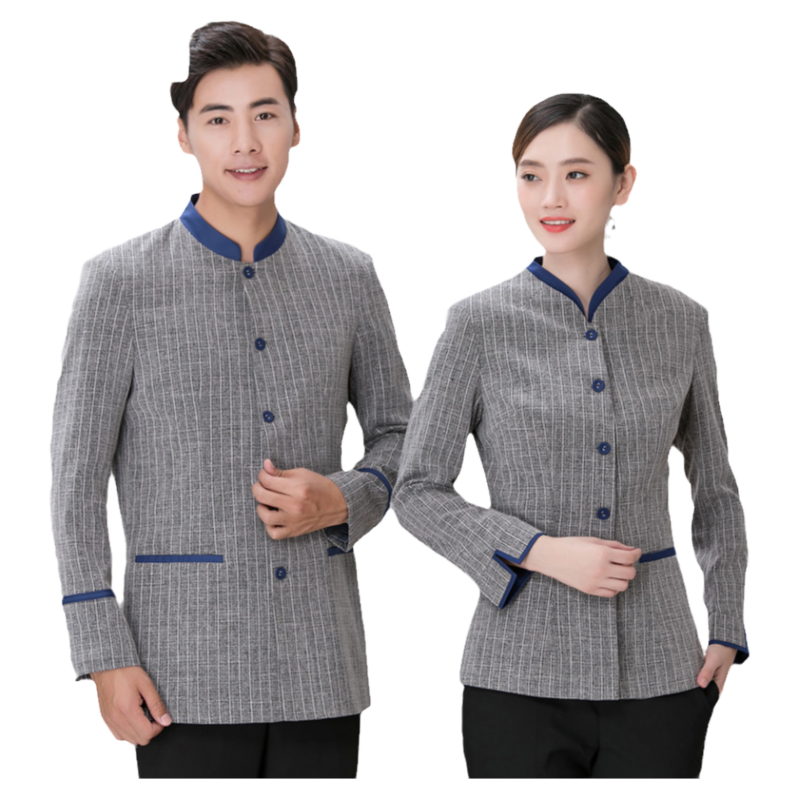 客房保洁工作服女长袖楼层阿姨物业酒店宾馆服务员保洁服秋冬套装