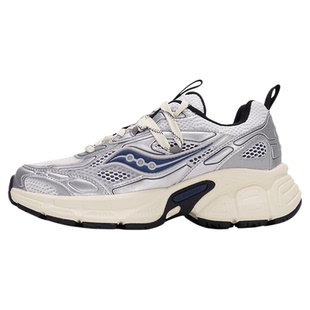 Saucony索康尼男鞋女鞋春季新款复古老爹鞋厚底休闲鞋网面运动鞋