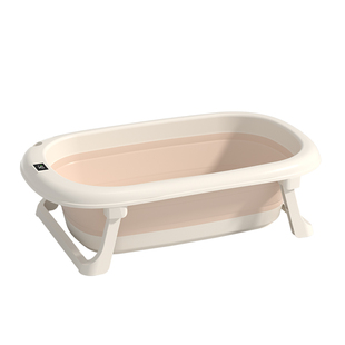 婴儿洗澡盆宝宝浴盆可折叠儿童坐躺大号小孩家用新生幼儿用品浴桶