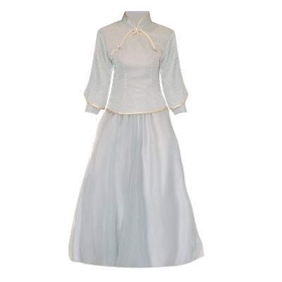 伴娘服中式小个子长袖2025新款