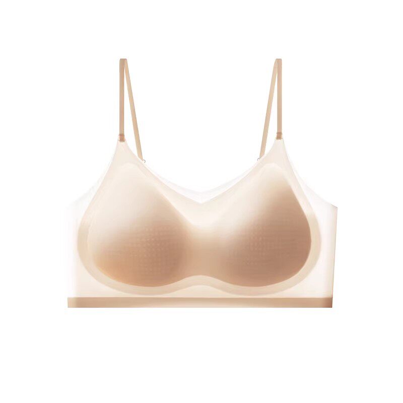 完美记忆粉底液内衣女学生小胸聚拢收副乳防下垂肤色文胸无痕胸罩