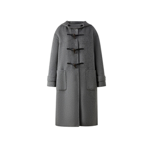 【经典长期主义】【桑蚕丝羊驼毛】ELand衣恋毛呢大衣女2025冬新