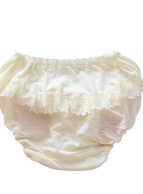 儿童内裤女宝宝面包夏季薄款网眼