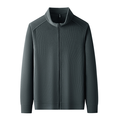 猫人摇粒绒加绒加厚保暖男款外套秋冬新款灯芯绒立领休闲夹克上衣