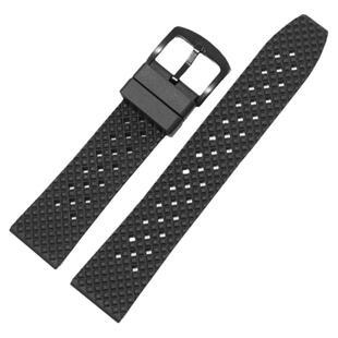 氟橡胶手表带代用美度舵手M005男欧米茄精工西铁城硅胶表带男22mm