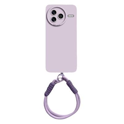 腕带手绳红米K80pro手机壳新款K70至尊保护套高级感K60E斜跨长款带挂绳的液态硅胶k50/k40全包防摔简约女款软