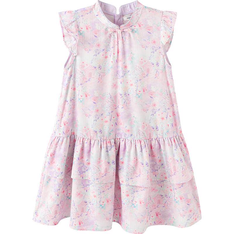 巴拉巴拉女童汉服连衣裙夏季裙子