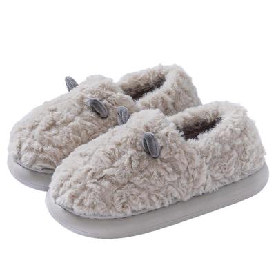 棉拖鞋男士冬季包跟2025新款家居保暖加绒加厚踩屎感棉鞋男款厚底