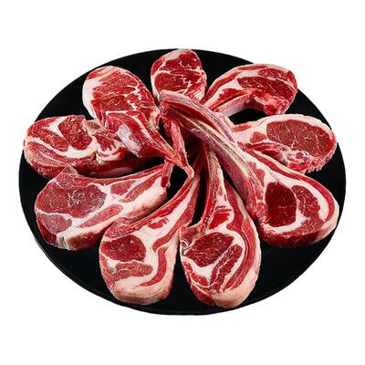 羊门宴 滩羊法式羊排精修原切羊肉羊排战斧羊排烧烤食材新鲜羊肉