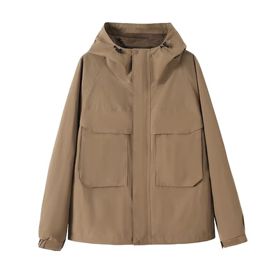 原单482213春秋男女装防风防水连帽外套夹克户外休闲冲锋衣478231