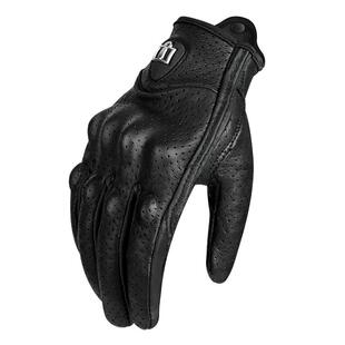 摩托车春夏季骑行手套四季全指真皮透气太子复古巡航机车护具男女