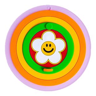 彩虹二合一地漏盖卫生间防臭厨房防堵水槽软胶下水道厕所堵口过滤