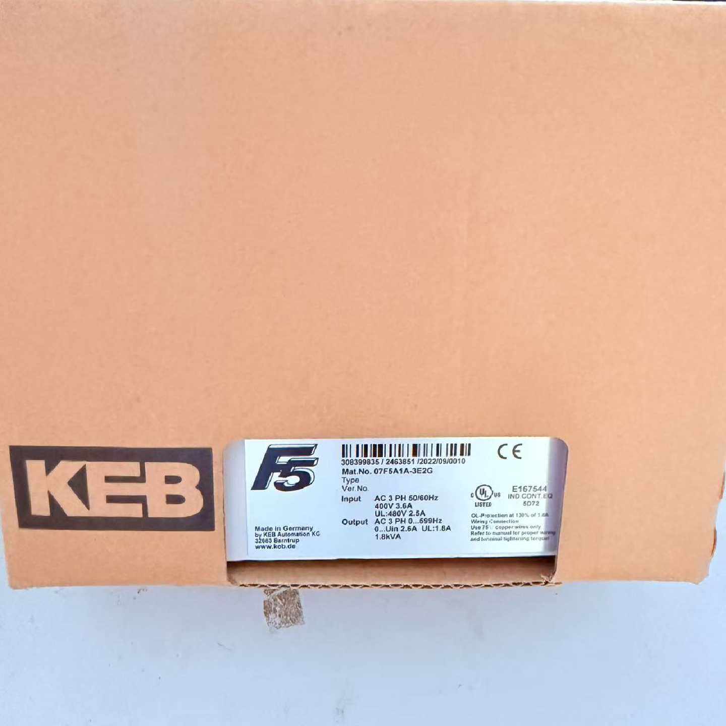 议价KEB德国科比变频器 12F5A1D-3AEA 全新原装正品 现货