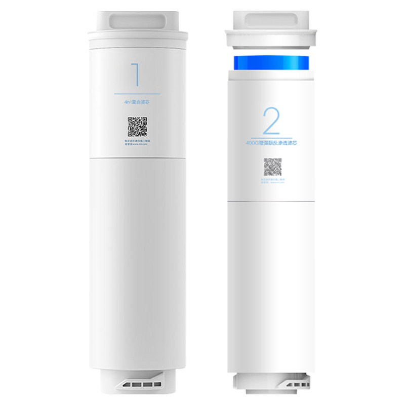 小米净水器400G500G增强款滤芯厨下式1号4in1复合2号反渗透原装