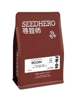 寻豆师【全埃塞拼配】BOOM精品拼配咖啡豆浅中烘焙美式花果香黑咖