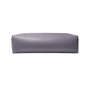 2022新款简约化妆刷包黑色皮质小学生男女孩美术铅收纳大容量笔袋