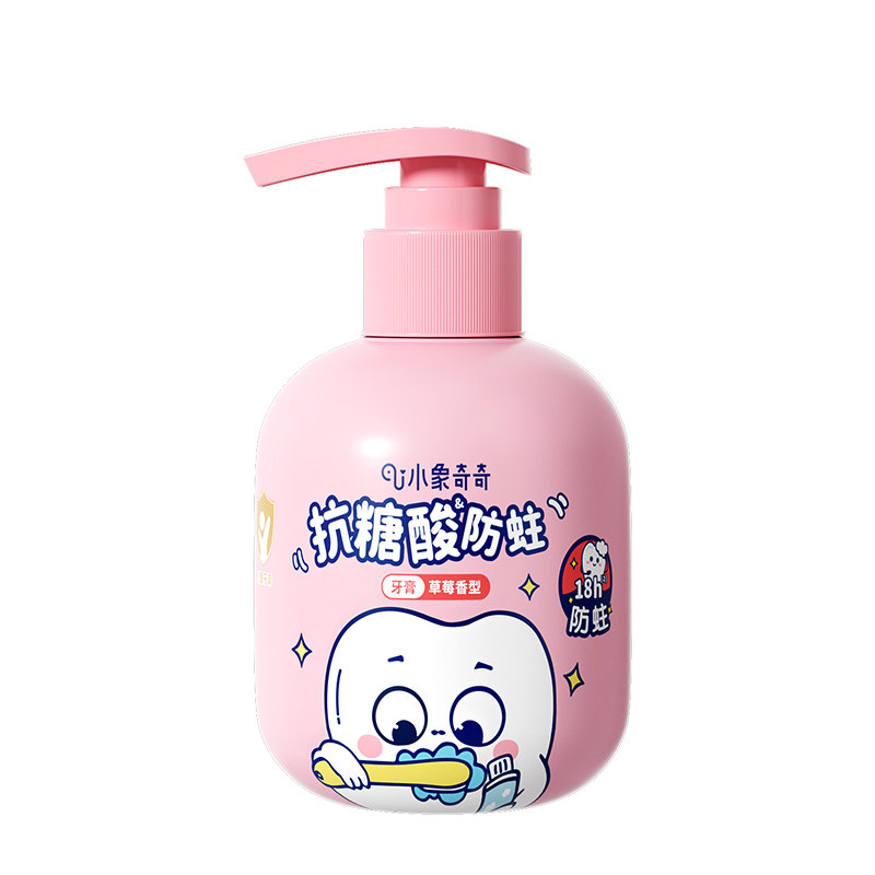 小象奇奇3一12岁含氟奥拉氟牙膏