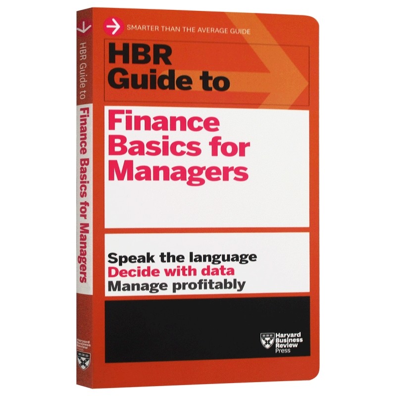 哈佛商业评论指南系列 基础财务管理 英文原版 HBR Guide to Finance Basics for Managers 英文版进口原版英语书籍
