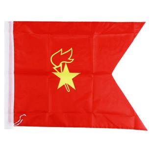 少先队中队旗手持中国少年先锋队队旗中队旗带旗杆手拿小学生少先队员队旗3号4号装饰运动会大队旗户外防晒