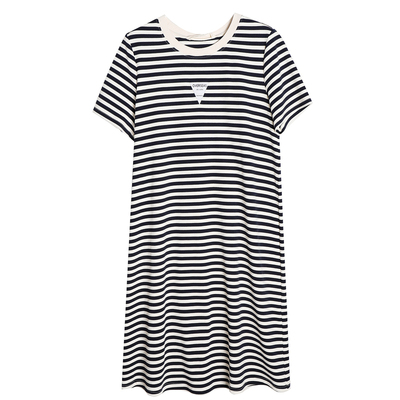 圆领短袖孕妇快乐屋连衣裙