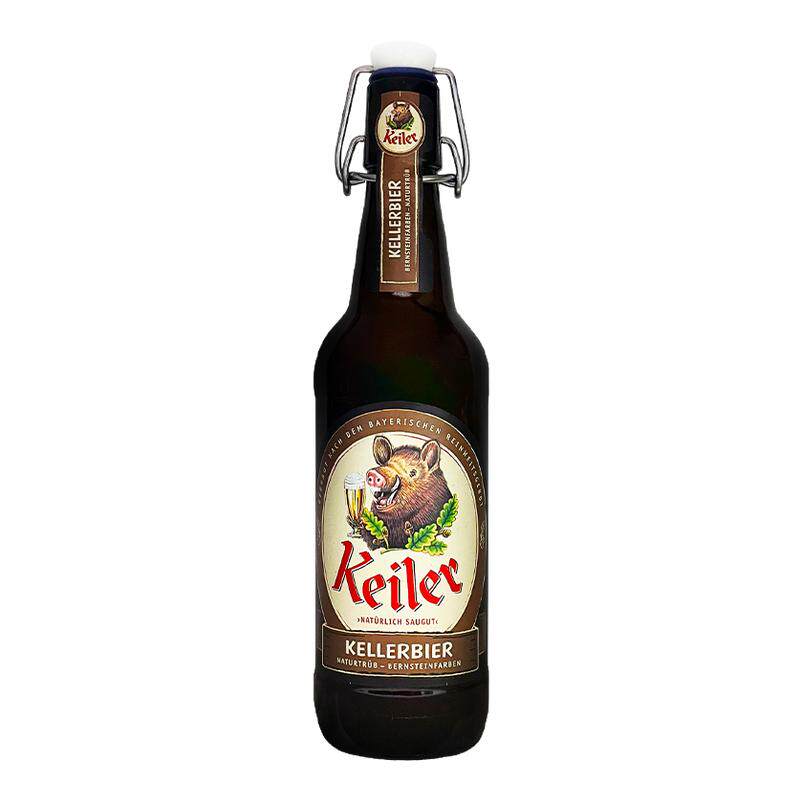 德国原装进口公猪窖藏啤酒KEILER精酿啤酒秋千盖500mlx6大麦原浆