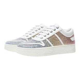 Jimmy Choo/周仰杰女士满钻渐变百搭休闲鞋板鞋银泰 301596