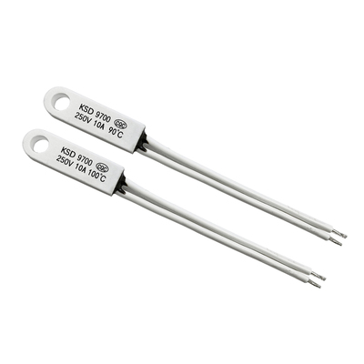 陶瓷/塑料带孔温控器KSD9700 40~240度常开常闭5A10A250V温度开关
