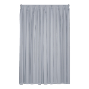 步入式衣帽间防尘遮挡帘免打孔开放式衣柜书柜灰色纱帘隔断帘门帘