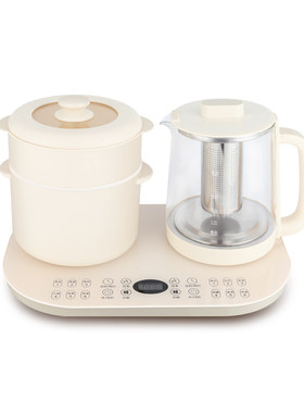 正迈多功能二合一养生壶火锅套装 花茶黑茶煮茶器电热水壶保温壶