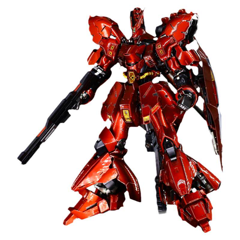 千手万代RG电镜红沙煞比 沙扎比高达模型1/144 Sazabi男孩礼物