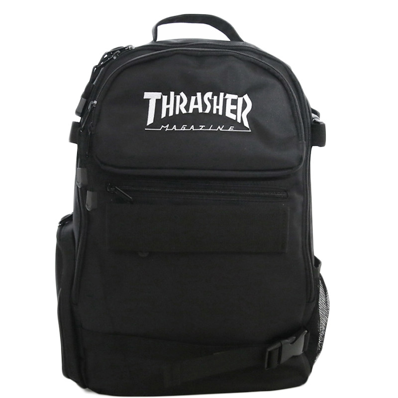 THRASHER欧美街舞嘻哈潮流双肩包滑板包原宿背包潮牌学生情侣书包