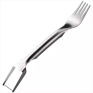 西瓜切块神器双头不锈钢切丁分割器家用吃瓜叉厨房两用西瓜专用切