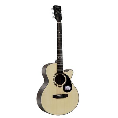 萨伽SAGA初学云杉木吉他推荐